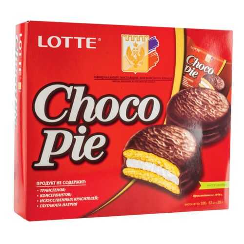 Пирожное choco pie Lotte 336 г