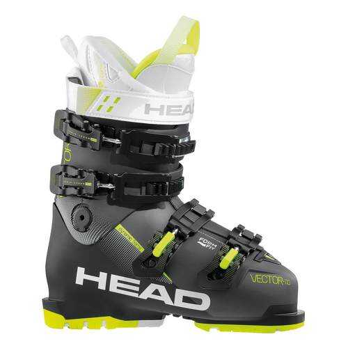 Горнолыжные ботинки HEAD Vector Evo 110 S W 2018, anthracite/black/neon yellow, 25.5