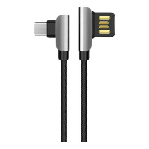 Кабель Hoco U42 Exquisite steel Lightning 1,2м Silver/Black