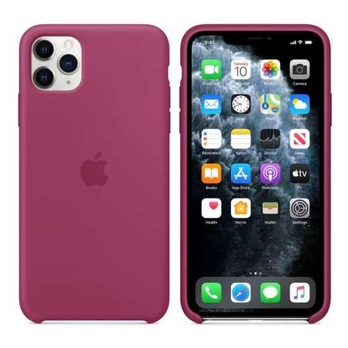 Чехол Silicone Case для Apple iPhone 11 Pro Max Pomegranate (MX052FE/A)