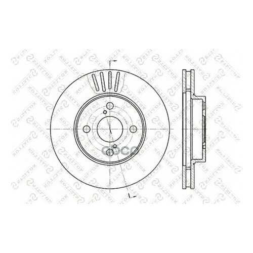 Тормозной диск Stellox 60204582VSX
