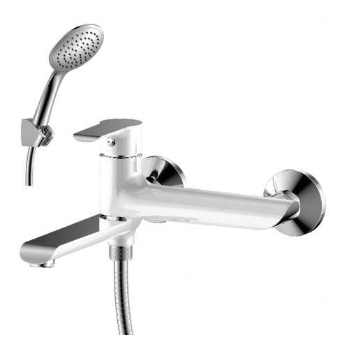 Смеситель для ванны Rossinka Silvermix W35-33 хром/белый