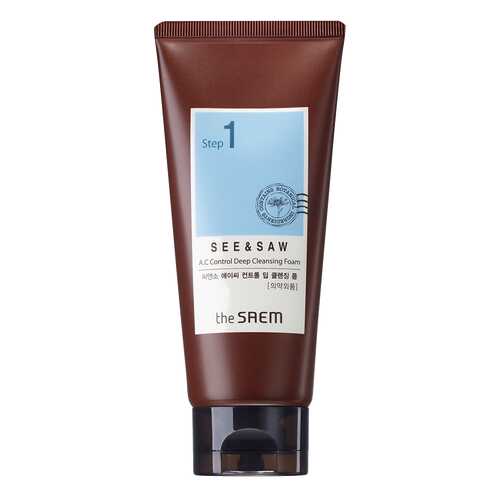 Средство для умывания the SAEM See & Saw A.C Control Deep Cleansing Foam 120 мл