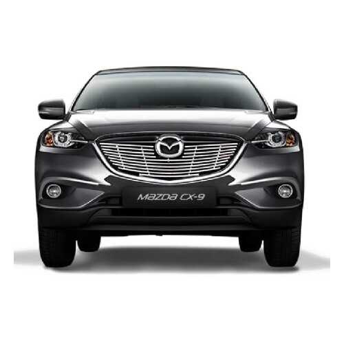 Декоративные элементы на радиатор Souz-96 для Mazda CX-9, d10, черный