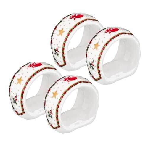 Набор колец для салфеток Lefard, Christmas Collection, 5x3x4,5 см, 4 предмета