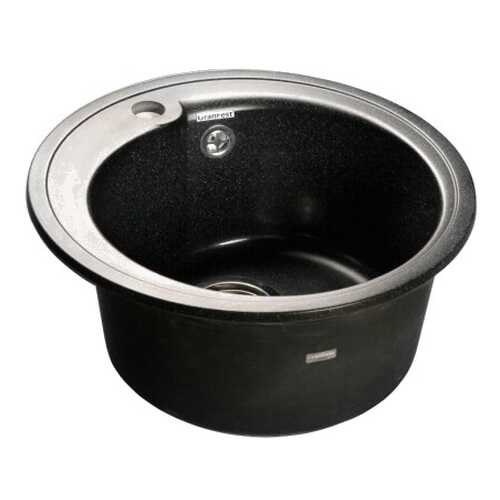 Мойка GranFest (ГранФест) Rondo GF-R450 для кухни из искусственного камня, черный