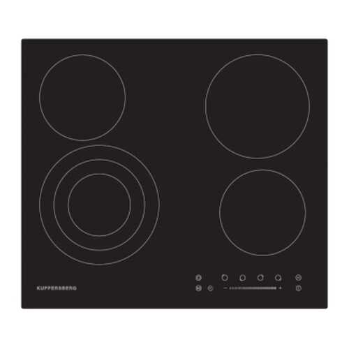 Встраиваемая варочная панель электрическая KUPPERSBERG ECS 603 Black
