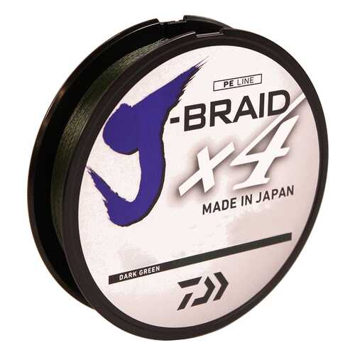 Леска плетеная J-Braid X4 зеленая 135m