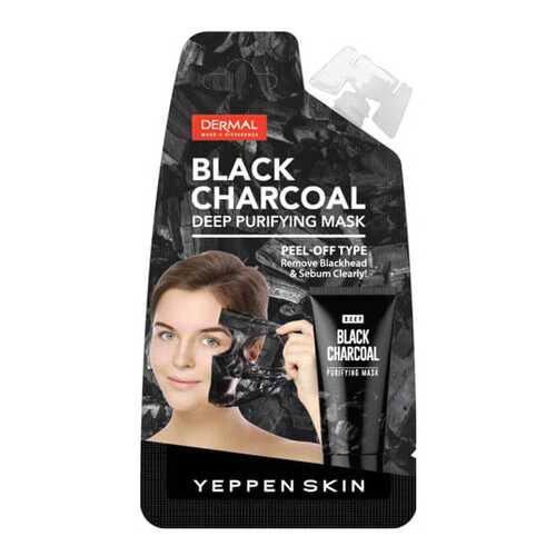 Маска для лица Yeppen Skin Black Charcoal Deep Purifying Mask 25 мл