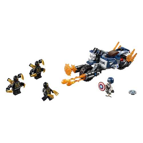 Конструктор LEGO Marvel Super Heroes 76123 Капитан Америка: Атака Аутрайдеров