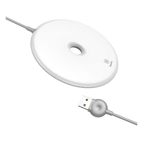 Беспроводное зарядное устройство Baseus Donut Wireless Charger White