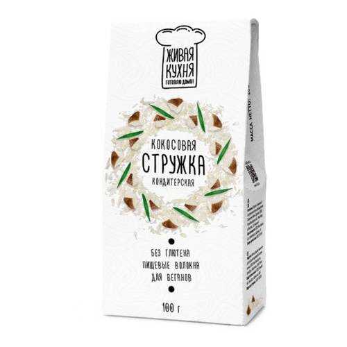 Стружка кокосовая КОМПАС ЗДОРОВЬЯ кондитерская 100г