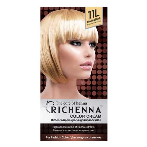 Краска для волос RICHENNA Color Cream 11L Bleaching Blonde
