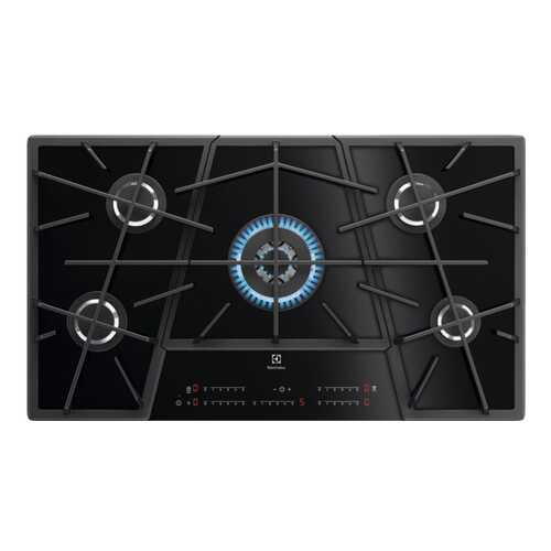 Встраиваемая варочная панель газовая Electrolux KGV9539IK Black
