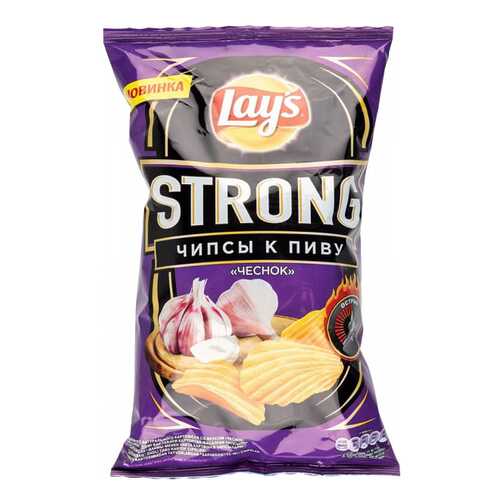 Чипсы Lay's strong картофельные чеснок 145 г