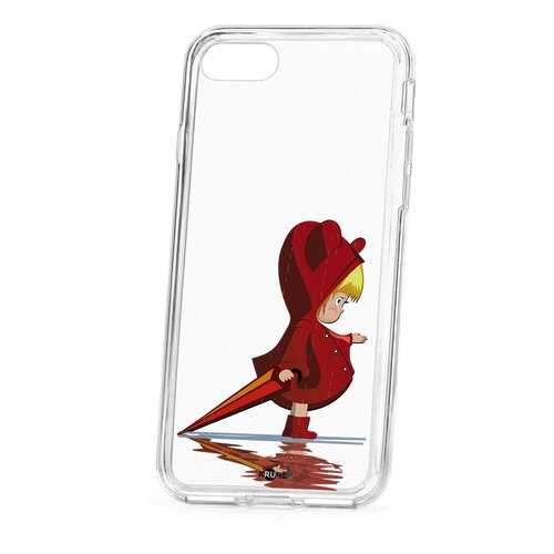 Чехол Apple iPhone 7 Kruche Print Девочка с зонтом