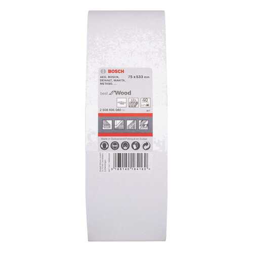 Шлифовальная лента для ленточной шлифмашины и напильника Bosch SH 75 K60 2608606080
