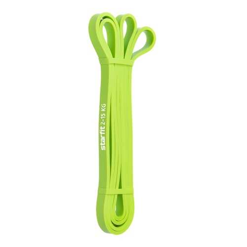 Starfit Эспандер многофункциональный ES-802 ленточный, 2-15 кг, 208х1,3 см, зеленый