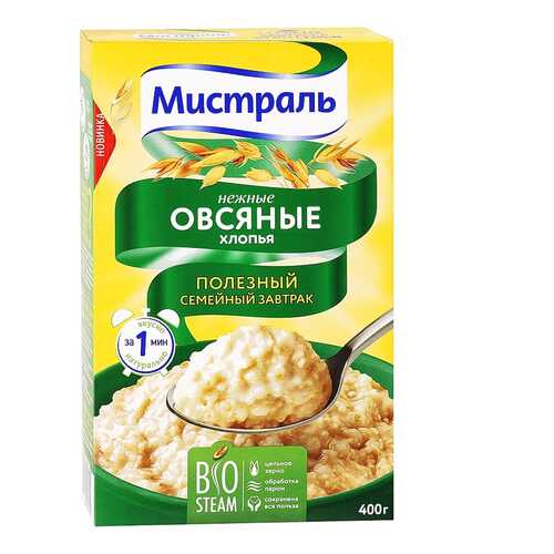 Хлопья Мистраль овсяные нежные 400 г