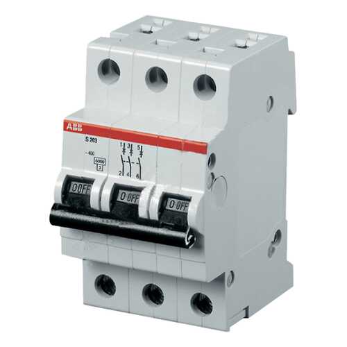 Выключатель автоматический модульный ABB S203 C63А, арт. 2CDS253001R0634