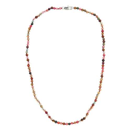 Бусы женские My-bijou 303-1548 бордовые/розовые/зеленые
