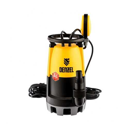 Дренажный насос для чистой и грязной воды DP600S, 600 Вт, напор 7 м, 13000 л/ч Denzel