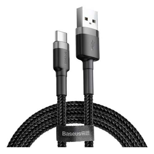 Кабель Baseus Type-C 2m Grey/Black/Black
