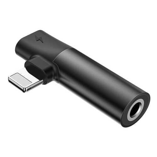 Аудио-переходник Baseus L43 Lightning (input) for Lightning Black