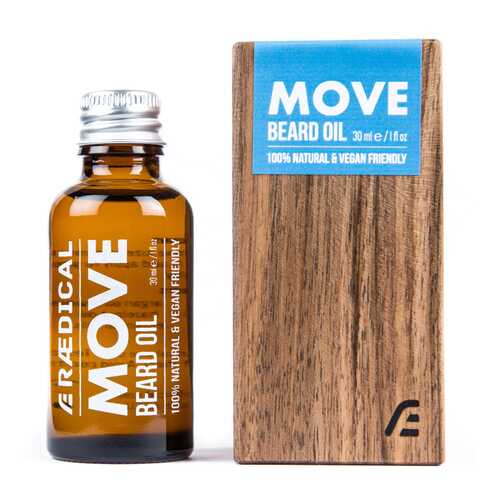 Масло для бороды Raedical MOVE в футляре из грецкого ореха , 30 мл