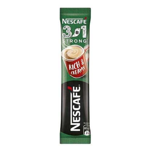 Крепкий кофе NESCAFE 3в1 растворимый порционный, 10 порций по 14.5г