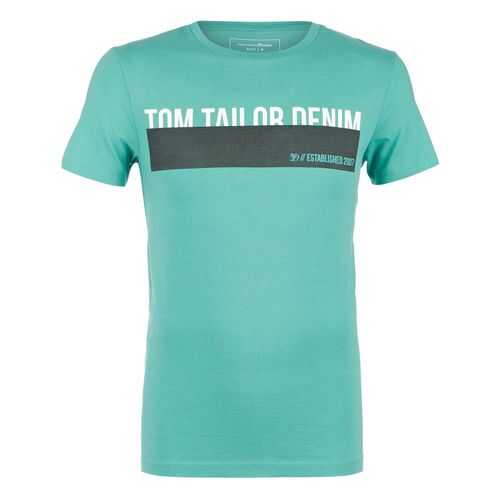 Футболка мужская TOM TAILOR 1016303-21206 зеленая M INT