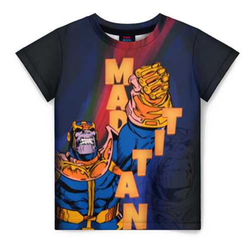 Детская футболка ВсеМайки 3D Mad Titan, размер 104