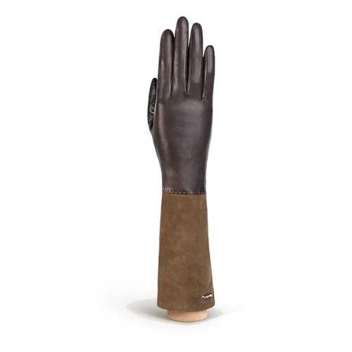 Перчатки женские Eleganzza IS02059 коричневые 6.5