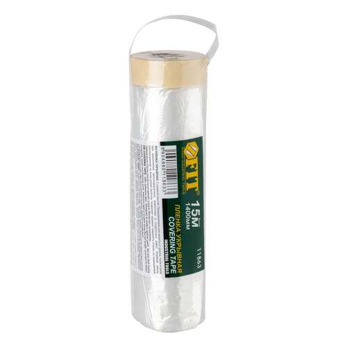 Пленка укрывная, с клейкой лентой, 8 мкм, 1400 мм х 15 м FIT 11863