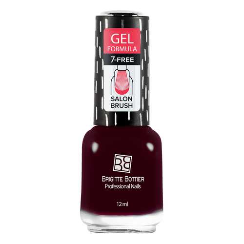 Лак с гелевым эффектом Brigitte Bottier Gel Formula тон 22 спелая вишня, 12 мл