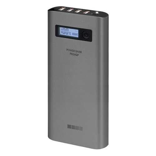 Внешний аккумулятор InterStep PB24QP 24000 мА/ч (IS-AK-PB24QPD18-SPGB201) Grey