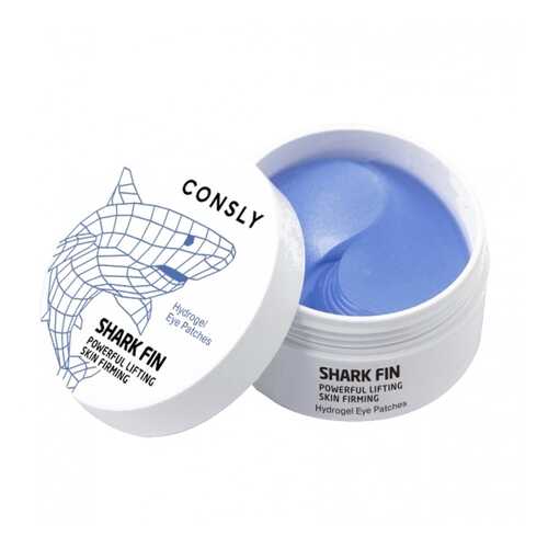 Патчи Consly Hydrogel Shark Fin Eye Patches с экстрактом акульего плавника, 60 шт