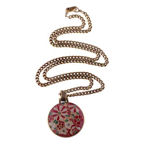 Колье CLARA BIJOUX B75348 R малиновое/красное