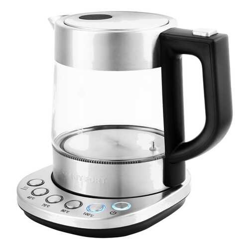Чайник электрический Kitfort КТ-648 Black/Silver
