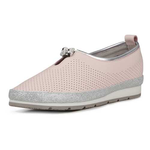 Слипоны женские Alessio Nesca K0636LC-1A розовые 36 RU