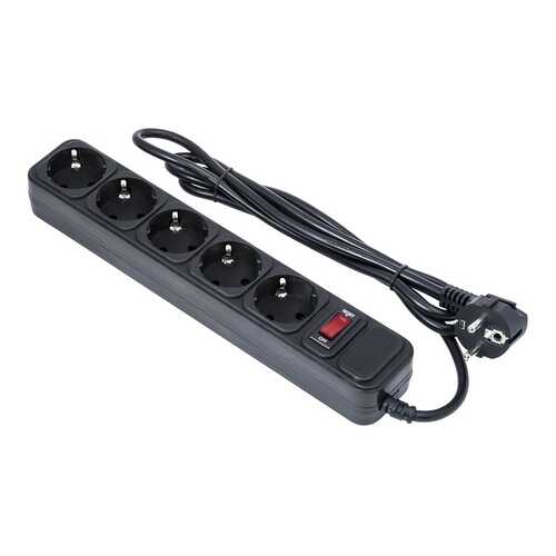 Сетевой фильтр ExeGate SP-5-1,8B, 5 розеток, 1,8 м, Black