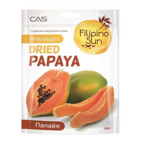 Папайя Filipino Sun сушеные плоды 100 г
