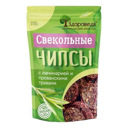 Чипсы свекольные Здороведа с ламинарией и прованскими травами 100 г