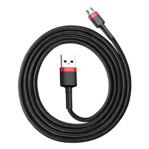 Кабель Baseus microUSB 1m Red/Black/Black