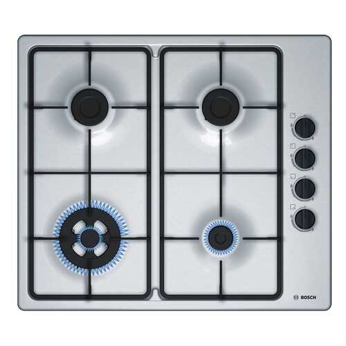 Встраиваемая варочная панель газовая Bosch PBH6B5B60 Silver