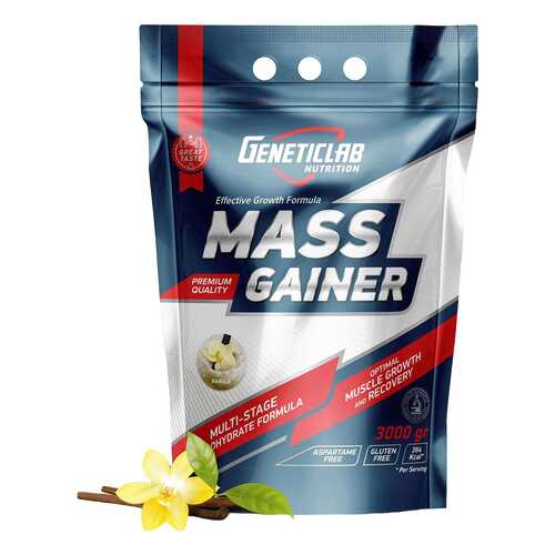 Гейнер GeneticLab Nutrition Mass Gainer 3000 г Vanilla