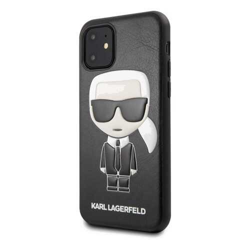 Чехол Karl Lagerfeld PU Leather Iconik (KLHCN61IKPUBK) для iPhone 11 (Black)