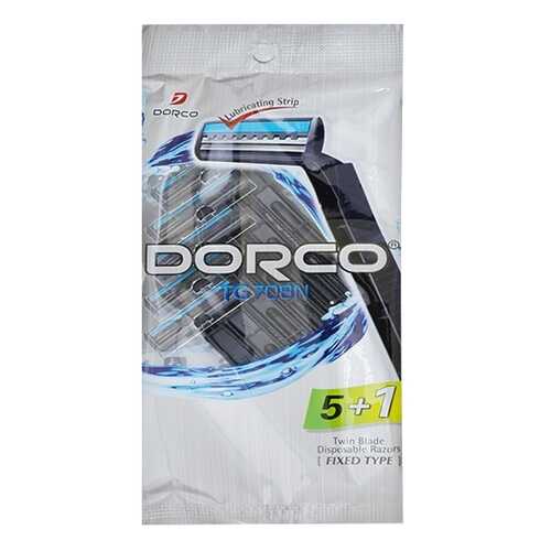 Станок для бритья Dorco TD708N Twin Blade 5 plus 1 Disposable Razors Черный