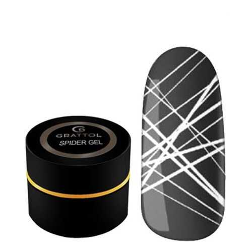 Grattol Гель-краска Spider Gel White