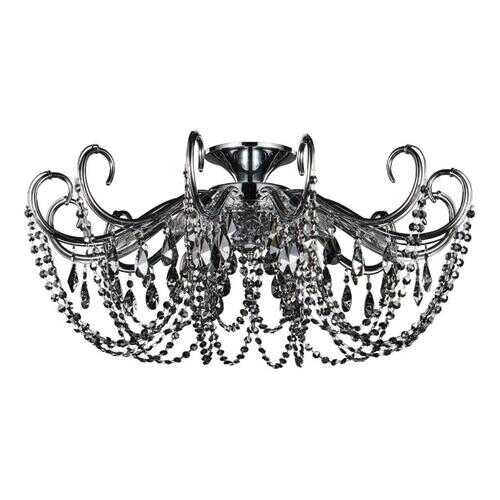 Потолочная люстра Crystal Lux Imperia PL6 Chrome/Smoke